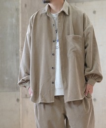 【i】コーデュロイ バルーンスリーブ CPOジャケット