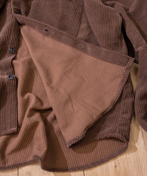JOHN'S CLOSET(ジョンズクローゼット)の「【i】コーデュロイ バルーンスリーブ CPOジャケット(シャツ/ブラウス・メンズ・ベージュ/ブラック/ブルー/ブラウン/その他・X-LARGE/MEDIUM/LARGE)」の12枚目の写真