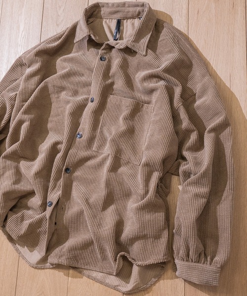 JOHN'S CLOSET(ジョンズクローゼット)の「【i】コーデュロイ バルーンスリーブ CPOジャケット(シャツ/ブラウス・メンズ・ベージュ/ブラック/ブルー/ブラウン/その他・X-LARGE/MEDIUM/LARGE)」の16枚目の写真