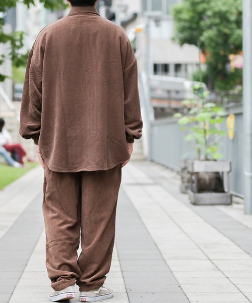 JOHN'S CLOSET(ジョンズクローゼット)の「【i】コーデュロイ バルーンスリーブ CPOジャケット(シャツ/ブラウス・メンズ・ベージュ/ブラック/ブルー/ブラウン/その他・X-LARGE/MEDIUM/LARGE)」の13枚目の写真