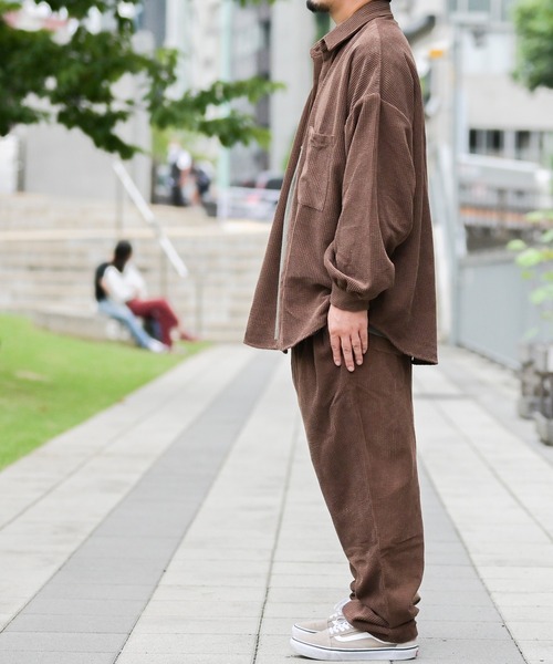 JOHN'S CLOSET(ジョンズクローゼット)の「【i】コーデュロイ バルーンスリーブ CPOジャケット(シャツ/ブラウス・メンズ・ベージュ/ブラック/ブルー/ブラウン/その他・X-LARGE/MEDIUM/LARGE)」の15枚目の写真