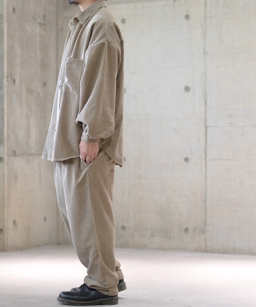 JOHN'S CLOSET(ジョンズクローゼット)の「【i】コーデュロイ バルーンスリーブ CPOジャケット(シャツ/ブラウス・メンズ・ベージュ/ブラック/ブルー/ブラウン/その他・X-LARGE/MEDIUM/LARGE)」の22枚目の写真