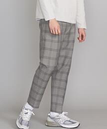 BEAUTY&YOUTH UNITED ARROWS | BY TW チェック 1P ワイドテーパード アンクルパンツ(その他パンツ)