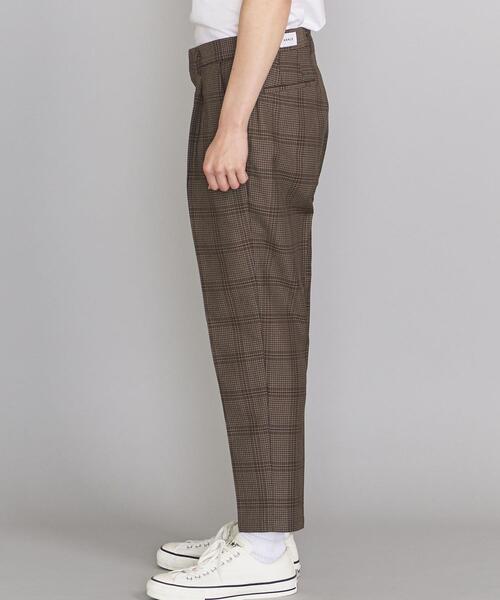 BEAUTY&YOUTH UNITED ARROWS（ビューティーアンドユースユナイテッドアローズ）の「BY TW チェック 1P ワイドテーパード アンクルパンツ（その他パンツ・メンズ・グレー/ダークブラウン・X-LARGE/MEDIUM/SMALL/LARGE）」の17枚目の写真