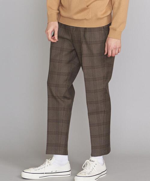 BEAUTY&YOUTH UNITED ARROWS（ビューティーアンドユースユナイテッドアローズ）の「BY TW チェック 1P ワイドテーパード アンクルパンツ（その他パンツ・メンズ・グレー/ダークブラウン・X-LARGE/MEDIUM/SMALL/LARGE）」の10枚目の写真