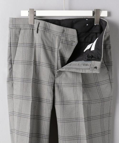 BEAUTY&YOUTH UNITED ARROWS（ビューティーアンドユースユナイテッドアローズ）の「BY TW チェック 1P ワイドテーパード アンクルパンツ（その他パンツ・メンズ・グレー/ダークブラウン・X-LARGE/MEDIUM/SMALL/LARGE）」の13枚目の写真
