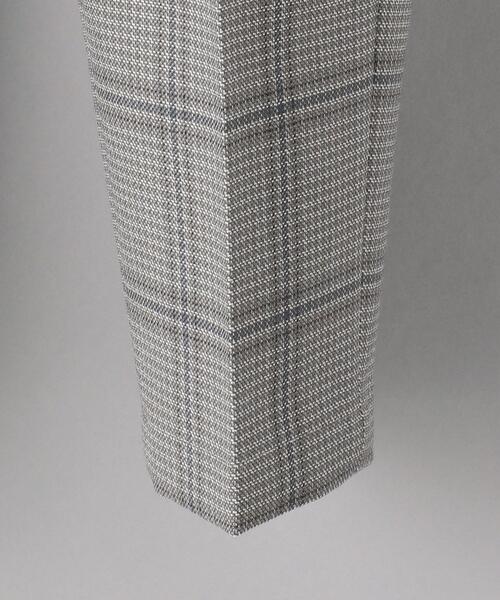 BEAUTY&YOUTH UNITED ARROWS（ビューティーアンドユースユナイテッドアローズ）の「BY TW チェック 1P ワイドテーパード アンクルパンツ（その他パンツ・メンズ・グレー/ダークブラウン・X-LARGE/MEDIUM/SMALL/LARGE）」の4枚目の写真