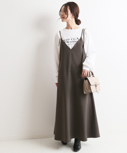 T R キャミワンピース 手洗い可能 ワンピース Slobe Iena スローブイエナ のファッション通販 Zozotown