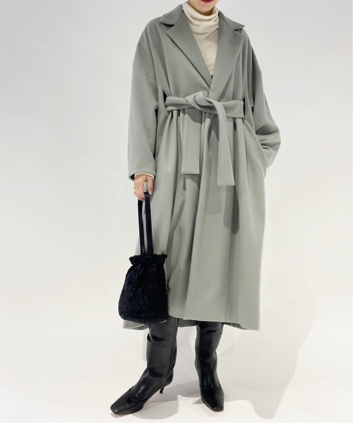 EDIT.FOR LULU abc Wブレストリバーコート abc Wブレストリバーコート