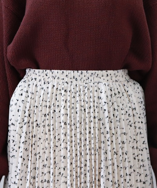 archives（アルシーヴ）の「フラワープリントイレヘムスカート（スカート・レディース・アイボリー/ブラウン/グリーン・MEDIUM）」の22枚目の写真