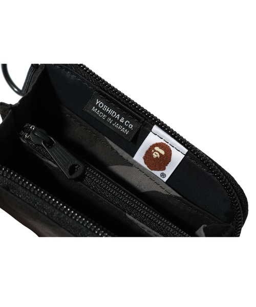定価以下新品！BAPE X PORTER ジャガードカモ ミニウォレット