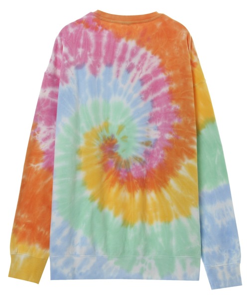 DC SHOES（ディーシーシューズ）の「21 FL BASIC TIEDYE C/DC スウェット トレーナー タイダイ（スウェット・メンズ・ブラック/マルチ・SMALL/MEDIUM/LARGE/X-LARGE）」の6枚目の写真