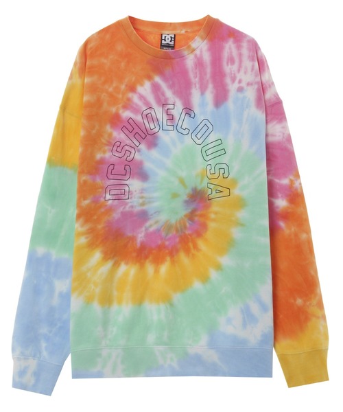 DC SHOES（ディーシーシューズ）の「21 FL BASIC TIEDYE C/DC スウェット トレーナー タイダイ（スウェット・メンズ・ブラック/マルチ・SMALL/MEDIUM/LARGE/X-LARGE）」の19枚目の写真