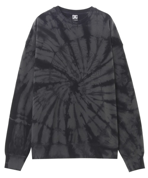 DC SHOES（ディーシーシューズ）の「21 FL BASIC TIEDYE C/DC スウェット トレーナー タイダイ（スウェット・メンズ・ブラック/マルチ・SMALL/MEDIUM/LARGE/X-LARGE）」の13枚目の写真