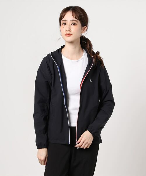 le coq sportif（ルコックスポルティフ）の「ルコックスポルティフ エアスタイリツシユウーブンジヤケツト（その他アウター・レディース・ホワイト/ネイビー/ブラック・XL/S/M/L）」の2枚目の写真
