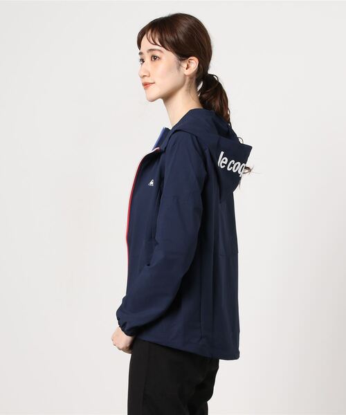 le coq sportif（ルコックスポルティフ）の「ルコックスポルティフ エアスタイリツシユウーブンジヤケツト（その他アウター・レディース・ホワイト/ネイビー/ブラック・XL/S/M/L）」の4枚目の写真