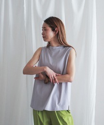 FIL DE FER | ヴィンテージツイスト モックネックタンクトップ(Tシャツ/カットソー)