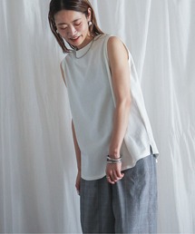 FIL DE FER | ヴィンテージツイスト モックネックタンクトップ(Tシャツ/カットソー)