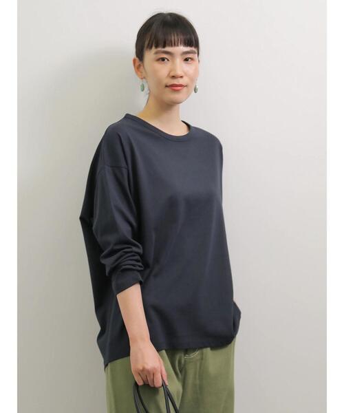 AMERICAN HOLIC（アメリカンホリック）の「コクーンカットプルオーバー（Tシャツ/カットソー・レディース・オフホワイト/ライトグレー/ピンク/ブルー系その他2/ベージュ/ネイビー・L/M）」の22枚目の写真