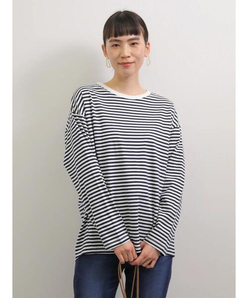 AMERICAN HOLIC（アメリカンホリック）の「コクーンカットプルオーバー（Tシャツ/カットソー・レディース・オフホワイト/ライトグレー/ピンク/ブルー系その他2/ベージュ/ネイビー・L/M）」の19枚目の写真