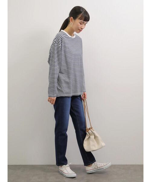 AMERICAN HOLIC（アメリカンホリック）の「コクーンカットプルオーバー（Tシャツ/カットソー・レディース・オフホワイト/ライトグレー/ピンク/ブルー系その他2/ベージュ/ネイビー・L/M）」の16枚目の写真