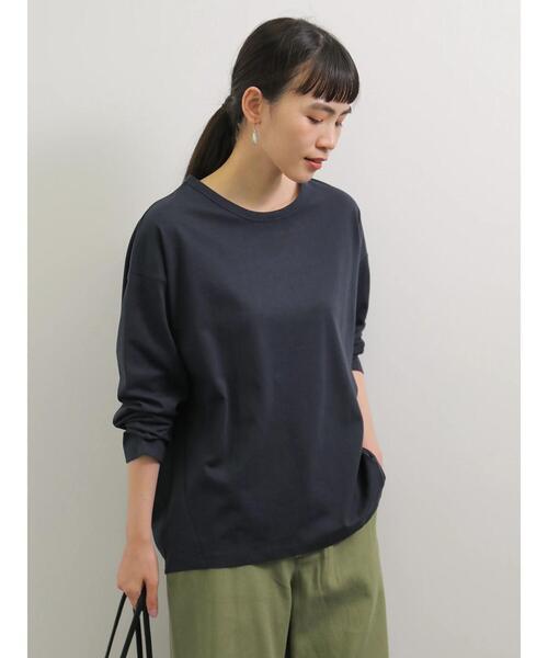 AMERICAN HOLIC（アメリカンホリック）の「コクーンカットプルオーバー（Tシャツ/カットソー・レディース・オフホワイト/ライトグレー/ピンク/ブルー系その他2/ベージュ/ネイビー・L/M）」の5枚目の写真