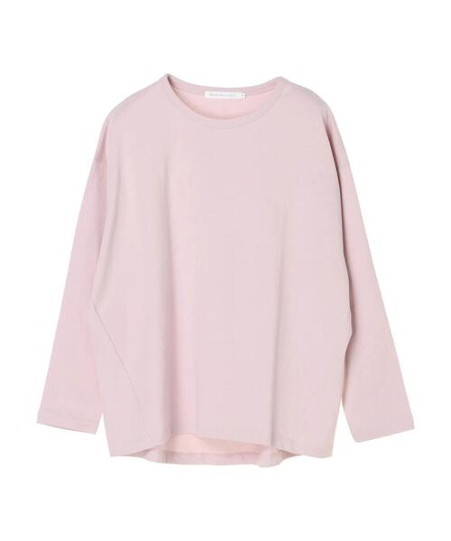 AMERICAN HOLIC（アメリカンホリック）の「コクーンカットプルオーバー（Tシャツ/カットソー・レディース・オフホワイト/ライトグレー/ピンク/ブルー系その他2/ベージュ/ネイビー・L/M）」の2枚目の写真