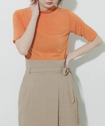 SENSE OF PLACE by URBAN RESEARCH | ハイネックシアーカットトップ(5分袖)(Tシャツ/カットソー)