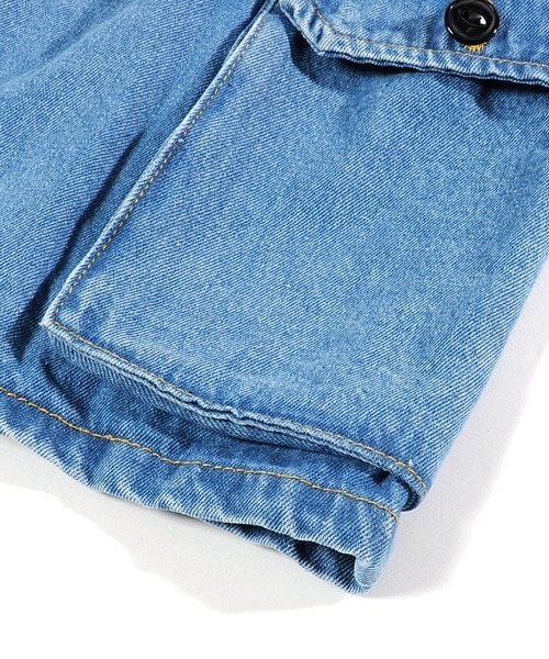 neos(ネオス)の「【neos -addictive design-】ルーズシルエット フラップポケット デニム ベスト(ベスト・メンズ・サックスブルー/ブルー・MEDIUM/LARGE/X-LARGE)」の8枚目の写真