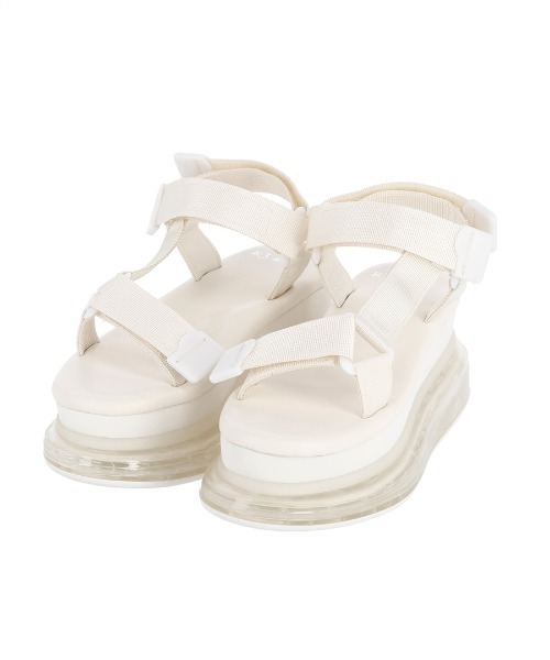 k3&co.（ケイスリーアンドコー）の「SNEAKER SANDAL（サンダル・レディース・ホワイト/ブラック/ブルー・3/4/5）」の13枚目の写真