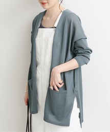 IENA（イエナ）の「片畦ボリームスリーブ クルーネック プルオーバー