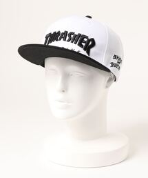 THRASHER（スラッシャー）の「MAG LOGO SNAP BACK CAP 平ツバ キャップ/スラッシャー帽子(キャップ）（キャップ）」