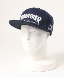 THRASHER（スラッシャー）の「MAG LOGO SNAP BACK CAP 平ツバ キャップ/スラッシャー帽子(キャップ）（キャップ）」