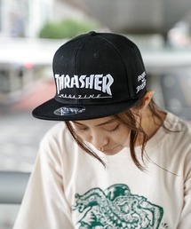THRASHER（スラッシャー）の「MAG LOGO SNAP BACK CAP 平ツバ キャップ/スラッシャー帽子(キャップ）（キャップ）」