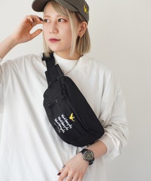 【 Mark Gonzales / マークゴンザレス 】 ゴンバト 刺繍 ボディバッグ ウエストバッグ