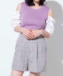 WEGO | WEGO/パフスリーブオープンショルダープルオーバー(ニット/セーター)