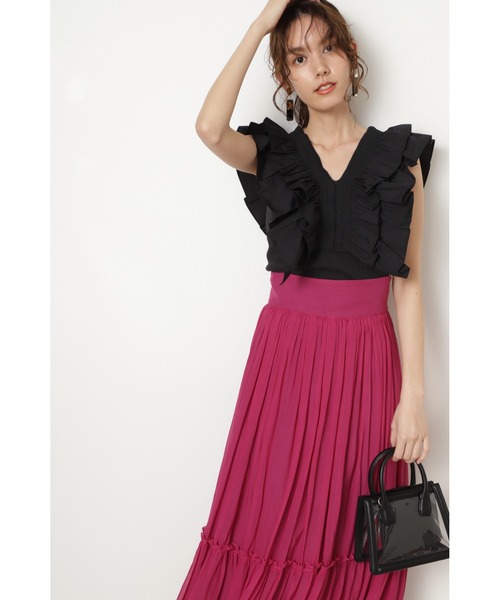 JILL STUART（ジルスチュアート）の「◆ホリーニット（ニット/セーター・レディース・ホワイト/ブラック/カーキ・FREE）」の5枚目の写真