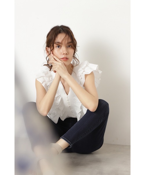 JILL STUART（ジルスチュアート）の「◆ホリーニット（ニット/セーター・レディース・ホワイト/ブラック/カーキ・FREE）」の9枚目の写真