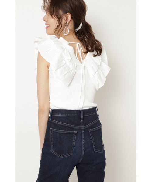 JILL STUART（ジルスチュアート）の「◆ホリーニット（ニット/セーター・レディース・ホワイト/ブラック/カーキ・FREE）」の13枚目の写真