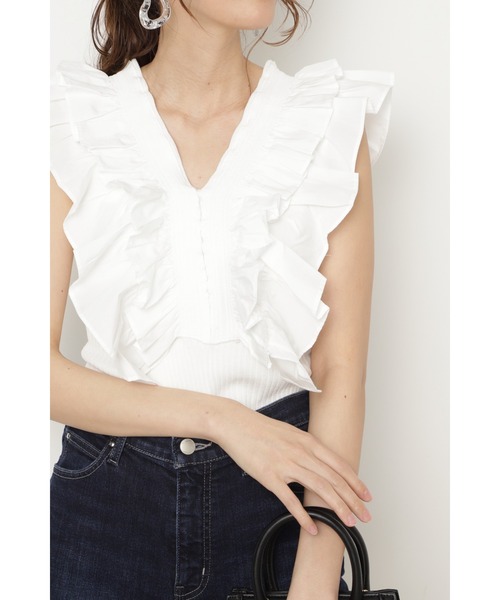 JILL STUART（ジルスチュアート）の「◆ホリーニット（ニット/セーター・レディース・ホワイト/ブラック/カーキ・FREE）」の14枚目の写真