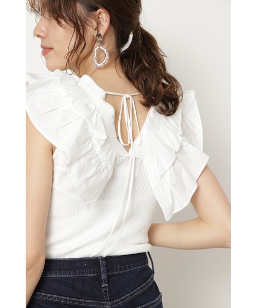 JILL STUART（ジルスチュアート）の「◆ホリーニット（ニット/セーター・レディース・ホワイト/ブラック/カーキ・FREE）」の15枚目の写真