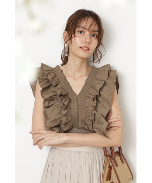 JILL STUART（ジルスチュアート）の「◆ホリーニット（ニット/セーター・レディース・ホワイト/ブラック/カーキ・FREE）」の16枚目の写真