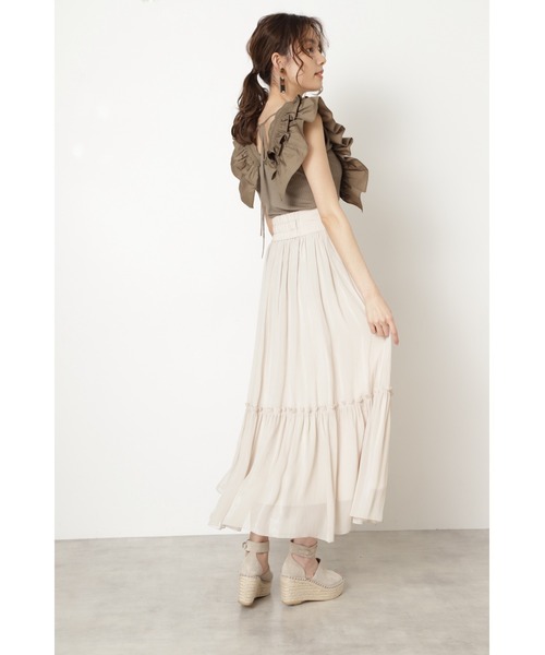 JILL STUART（ジルスチュアート）の「◆ホリーニット（ニット/セーター・レディース・ホワイト/ブラック/カーキ・FREE）」の4枚目の写真