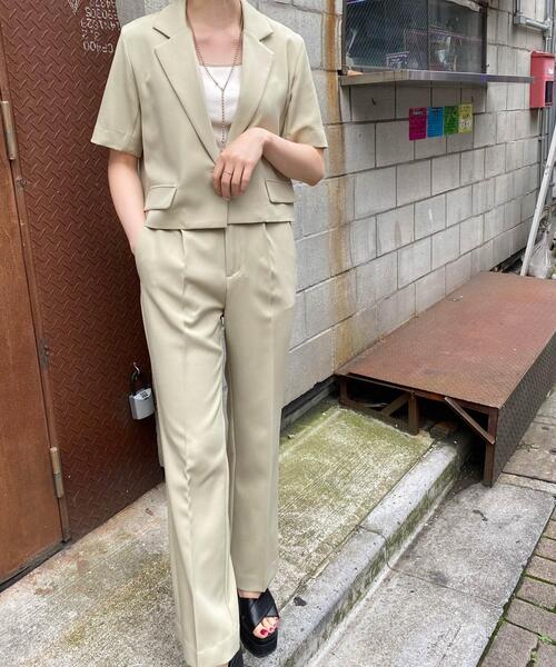 INGNI（イング）の「セミフレア／パンツ（その他パンツ・レディース・イエロー/ブラウン/パープル/ライトベージュ/ライトカーキ/パープル系/ブラック/アイボリー・FREE）」の6枚目の写真