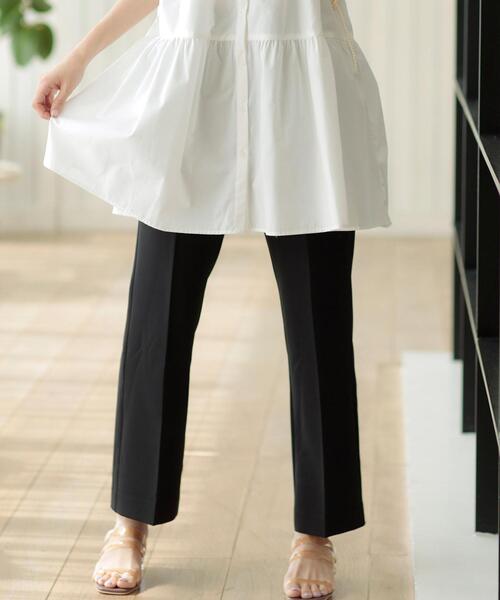 INGNI（イング）の「セミフレア／パンツ（その他パンツ・レディース・イエロー/ブラウン/パープル/ライトベージュ/ライトカーキ/パープル系/ブラック/アイボリー・FREE）」の3枚目の写真