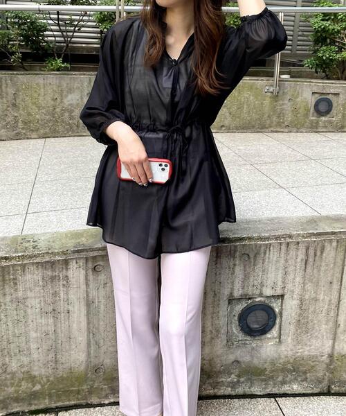 INGNI（イング）の「セミフレア／パンツ（その他パンツ・レディース・イエロー/ブラウン/パープル/ライトベージュ/ライトカーキ/パープル系/ブラック/アイボリー・FREE）」の15枚目の写真