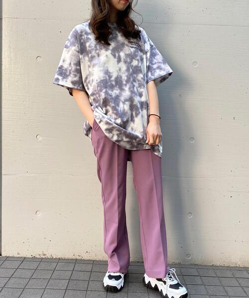 INGNI（イング）の「セミフレア／パンツ（その他パンツ・レディース・イエロー/ブラウン/パープル/ライトベージュ/ライトカーキ/パープル系/ブラック/アイボリー・FREE）」の17枚目の写真