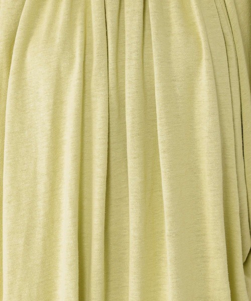 studio CLIP（スタディオクリップ）の「リネンレーヨンネックギャザープルオーバー（Tシャツ/カットソー・レディース・スモーク/ラベンダー/イエロー/アイボリー・FREE）」の22枚目の写真