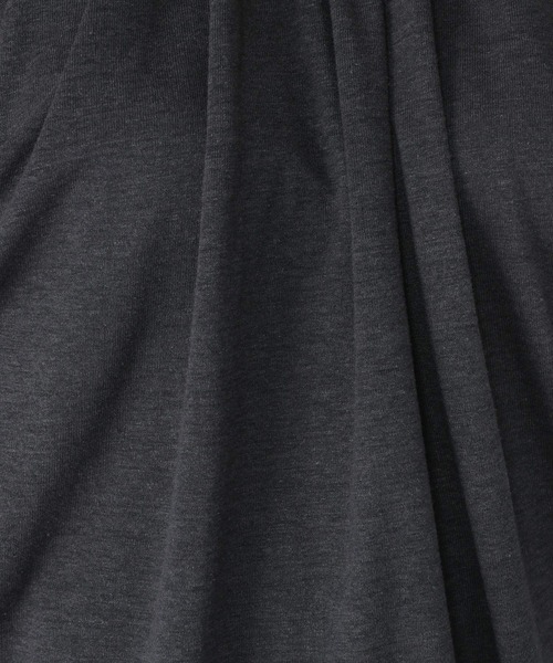 studio CLIP（スタディオクリップ）の「リネンレーヨンネックギャザープルオーバー（Tシャツ/カットソー・レディース・スモーク/ラベンダー/イエロー/アイボリー・FREE）」の7枚目の写真