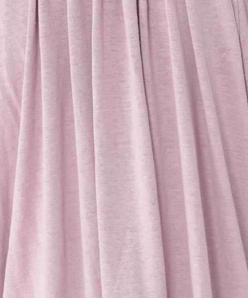 studio CLIP（スタディオクリップ）の「リネンレーヨンネックギャザープルオーバー（Tシャツ/カットソー・レディース・スモーク/ラベンダー/イエロー/アイボリー・FREE）」の19枚目の写真